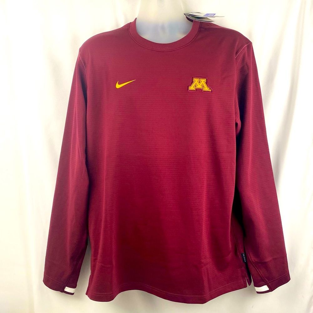 Nike Minnesota Golden Gophers On Field Long Sleeve // CQ5051-669 // Large